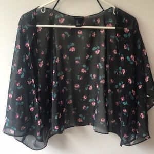 Floral shawl